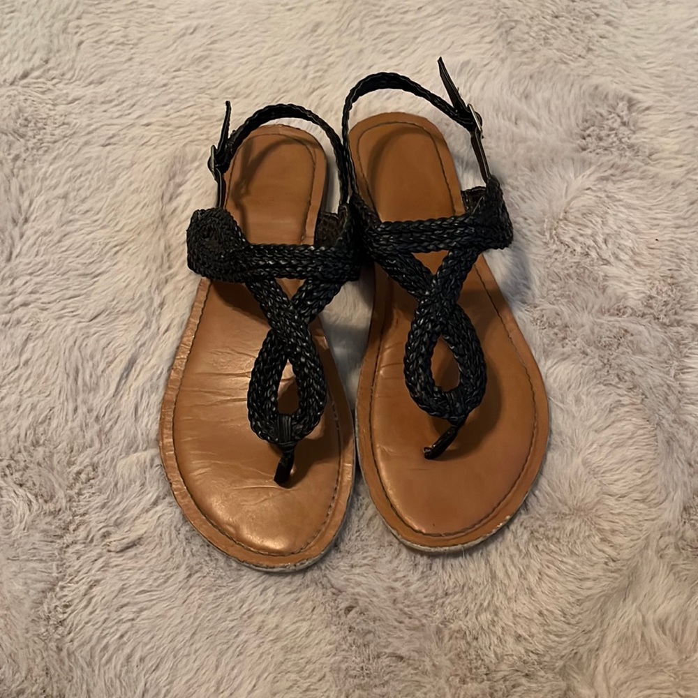 Black sandals